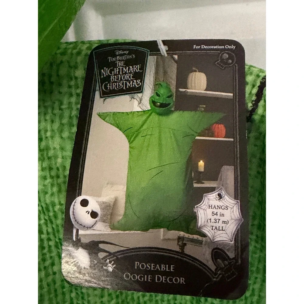 Disney Oogie Boogie Poseable Decor Green 54